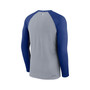 Men's Gray Kansas City Royals Authentic Collection Game Raglan Performance Long Sleeve T-shirt