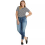 Plus-Size High-Rise Skinny Ankle Jeans