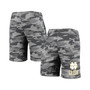 Men's Charcoal, Gray Notre Dame Fighting Irish Camo Backup Terry Jam Lounge Shorts