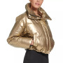 Sports Women's Active Metallic Cropped Puffer Jacket