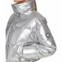 Sports Women's Active Metallic Cropped Puffer Jacket