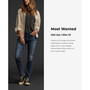 Women's Most Wanted Mid Rise Straight Leg Ankle Jeans