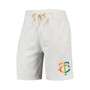 Men's Oatmeal Minnesota Twins Mainstream Logo Terry Tri-Blend Shorts