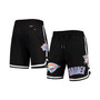 Men's Black Oklahoma City Thunder Chenille Shorts