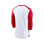 Men's White, Scarlet San Francisco 49ers Rewind 3/4-Sleeve T-shirt