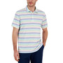 Men's Rainbow Stripe Short-Sleeve Tech Polo Shirt, Created for Macy's