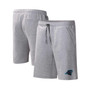 Men's Heather Gray Carolina Panthers Trainer Shorts