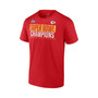Men's Branded Red Kansas City Chiefs Super Bowl LVII Champions Foam Finger T-shirt