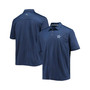 Men's Navy Dallas Cowboys Palm Coast Delray Frond Allover IslandZone Polo Shirt