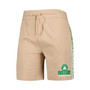 Men's Tan Boston Celtics Team Stripe Shorts