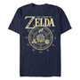 Nintendo Men's Legend of Zelda Magic Circle Vector Short Sleeve T-Shirt