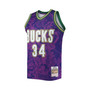 Men's Ray Allen Purple Milwaukee Bucks Hardwood Classics 2000-01 Lunar New Year Swingman Jersey