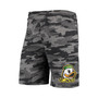 Men's Charcoal, Gray Oregon Ducks Camo Backup Terry Jam Lounge Shorts