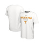 Men's White Tennessee Volunteers On Court Bench T-shirt