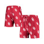Men's Crimson Oklahoma Sooners Flagship Allover Print Jam Shorts