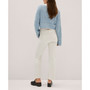 Women's Bow Detail Straight-Leg Jeans