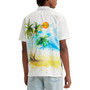 Premium Cotton Palm Tree Short-Sleeve Camp Shirt
