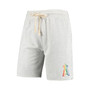 Men's Oatmeal Los Angeles Angels Mainstream Logo Terry Tri-Blend Shorts