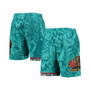 Men's Turquoise Vancouver Grizzlies Hardwood Classics Lunar New Year Swingman Shorts