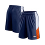 Men's Branded Navy Denver Broncos Prep Colorblock Shorts