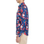 Men's Slim-Fit Non-Iron Performance Stretch Floral-Print Button-Down Shirt