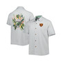 Men's Gray Chicago Bears Coconut Point Frondly Fan Camp IslandZone Button-Up Shirt