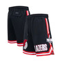 Men's Black Portland Trail Blazers Chenille Shorts