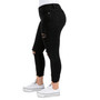 Juniors' Mid-Rise Curvy Distress Crop Jeans