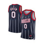 Men's Jalen Green Navy Houston Rockets 2021/22 Swingman Jersey - City Edition