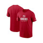 Men's Scarlet San Francisco 49ers Sideline Performance T-shirt