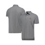 Men's Black Ohio State Buckeyes Jubilee Striped Performance Jersey Polo Shirt