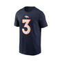 Men's Russell Wilson Navy Denver Broncos Player Name & Number T-shirt