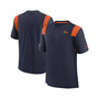 Men's Navy Denver Broncos Sideline Tonal Logo Performance Player T-shirt
