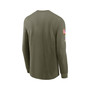 Men's Olive Green Bay Packers 2022 Salute To Service Long Sleeve T-shirt