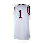 Men's White Gonzaga Bulldogs Limited Basketball Jersey