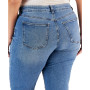 Trendy Plus Size Cuffed Girlfriend Jeans