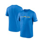 Men's Powder Blue Los Angeles Chargers Horizontal Lockup Legend T-shirt