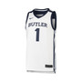 Men's #1 White Butler Bulldogs Team Replica Basketball Jersey