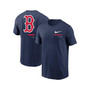 Men's Navy Boston Red Sox Over the Shoulder T-shirt