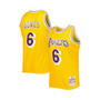 Men's Eddie Jones Gold Los Angeles Lakers 1996-97 Hardwood Classics Swingman Jersey