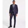 Men's Modern Fit Wool-Blend Plaid Suit Jacket & Suit Pants