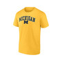 Men's Branded Gold Michigan Wolverines Campus T-shirt