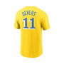 Men's Rafael Devers Gold-Tone Boston Red Sox City Connect Name Number T-shirt