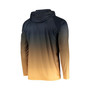 Men's PFG Navy West Virginia Mountaineers Terminal Tackle Omni-Shade UPF 50 Long Sleeve Hooded Top