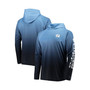 Men's Carolina Blue North Carolina Tar Heels Terminal Tackle Omni-Shade UPF 50 Long Sleeve Hooded Top