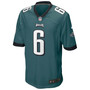 Men's DeVonta Smith Midnight Green Philadelphia Eagles 2021 NFL Draft First Round Pick Game Jersey