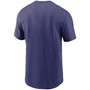 Men's Purple Baltimore Ravens Primary Logo T-shirt