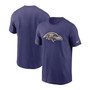Men's Purple Baltimore Ravens Primary Logo T-shirt