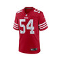 Men's Fred Warner Scarlet San Francisco 49ers Player Game Jersey