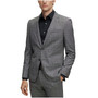 Men's Checked Stretch Slim-Fit Suit